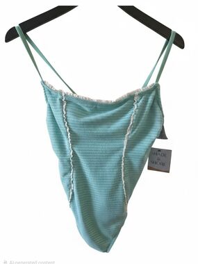 NWT Shade & Shore Turquoise One-Piece Swimsuit